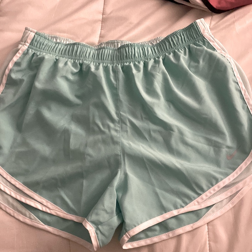 Nike,teal,athletic shorts,great condition